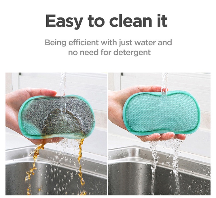 Multi-purpose sponge pad Scrub _ wipe 2 in 1-7